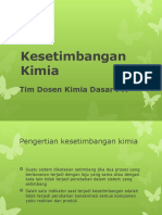 13 Kesetimbangan Kimia