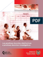 Las Practicas Docentes Distributivas