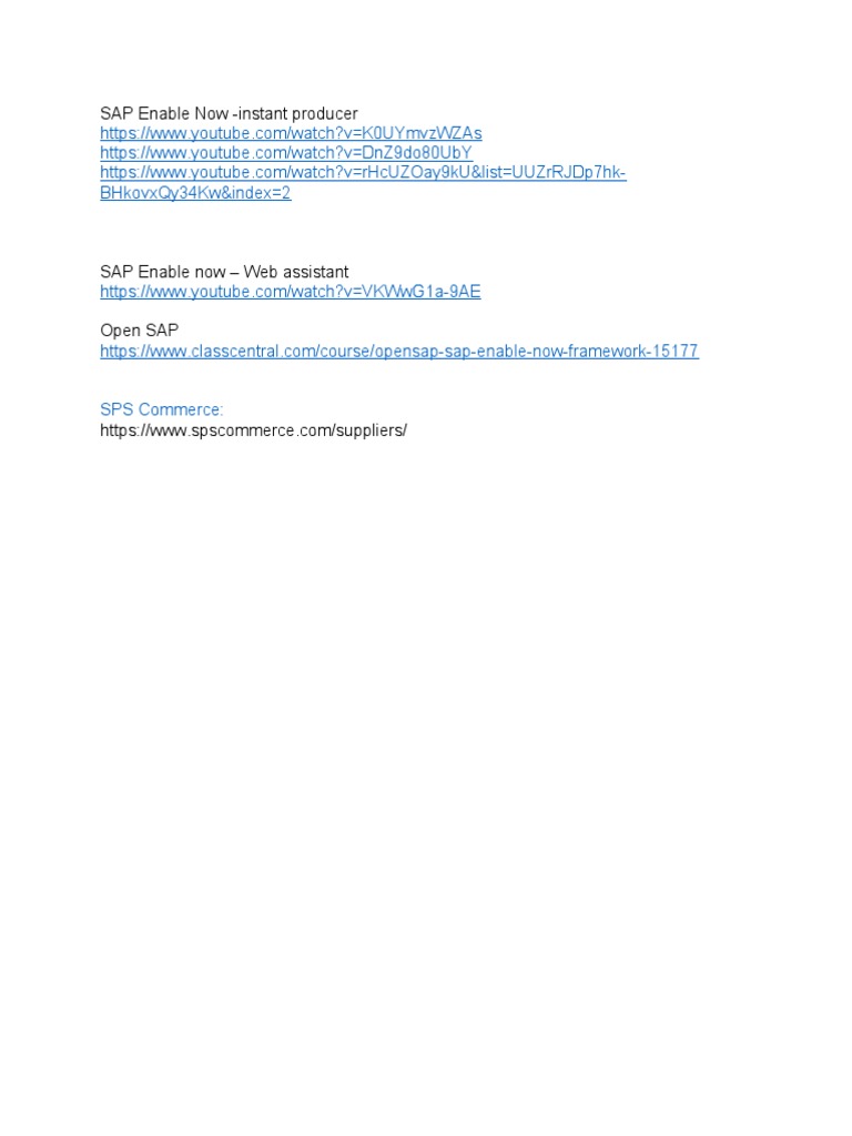 SAP Enable Now | PDF