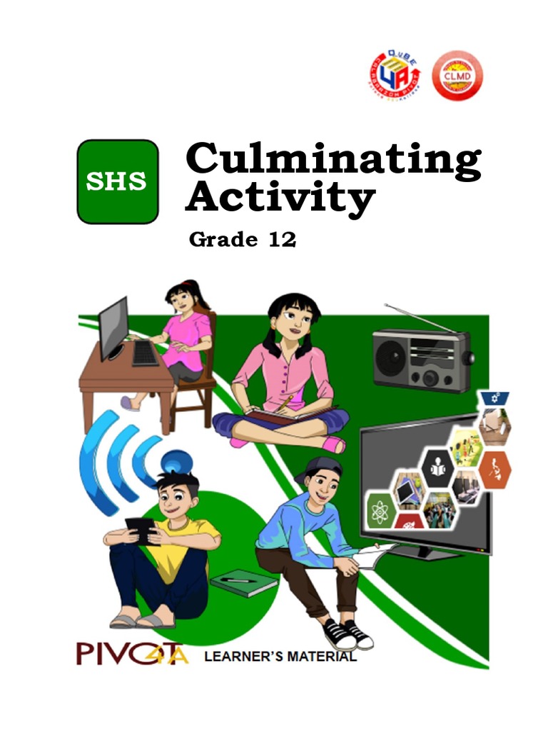 CulminatingActivity Shs Humss q1 Specialized AsOfOct62 PDF Goal