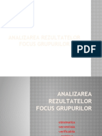 prezentarea focus grup