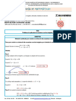 Resolución de problemas con dos incógnitas