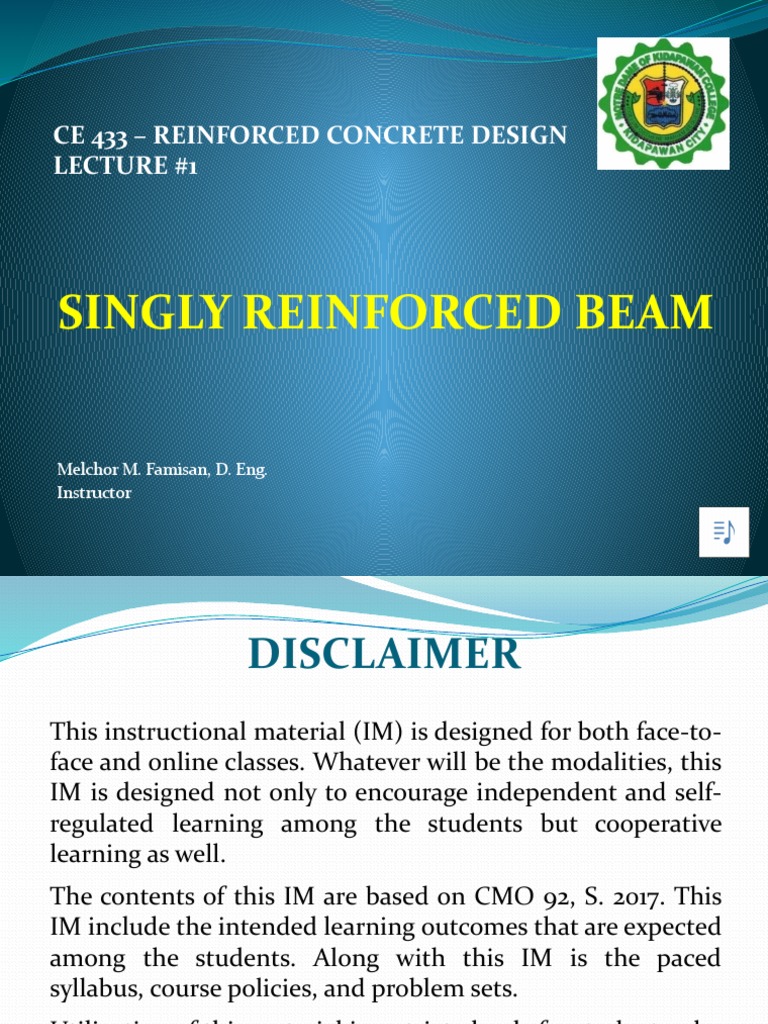 Singly Reinforced Beam Design Guide | PDF | Strength Of Materials ...