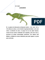 Descripción Del Dinosaurio.