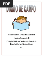 Download Diario de campo Semana 1 by Carlos Mario Gonzalez SN50677478 doc pdf