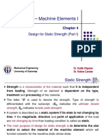 CHP 4 - Design For Static Strength (Part I)