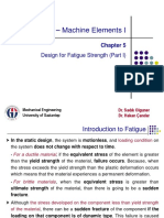 CHP 5 - Design For Fatigue Strength (Part I)