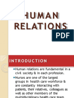 Human Relations in Nursing