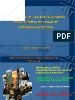 CARACTERIZACION DE AGUAS FORMACION-INYECCION