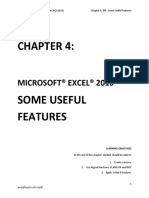 CHAPTER 4 ME Useful Features