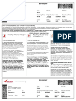 ECONOMY BOARDING PASS