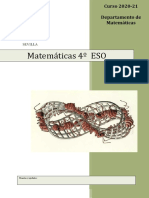 Libro Matematicas - IV ESO - 20-21