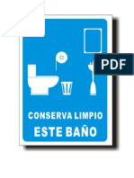 afiche baños