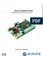 Kontrolna Jedinica Bios1: Programabilna Kontrolna Ploča Za Klizna Vrata