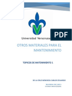 Otros Materiales para El Mantenimiento