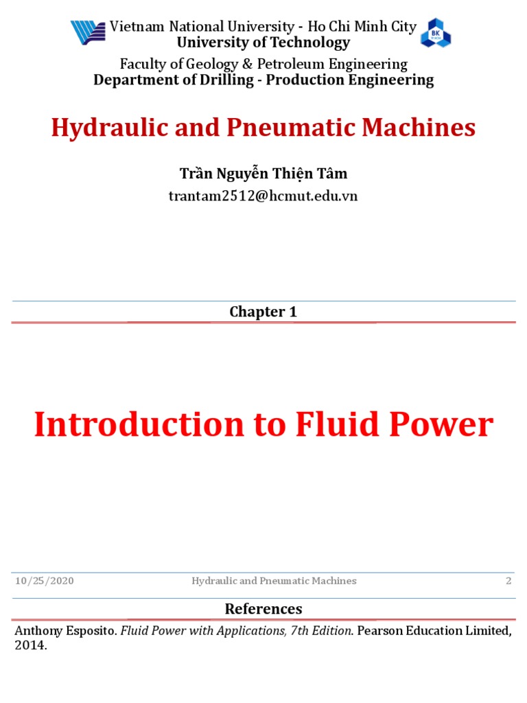 Chapter 1 Introduction To Fluid Power PDF Actuator Engines