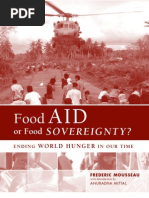 Food Aid or Food Sovereignty