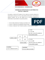 Taller de Sensibilidad Especificidad Valor Predictivo Positivo y Negativo