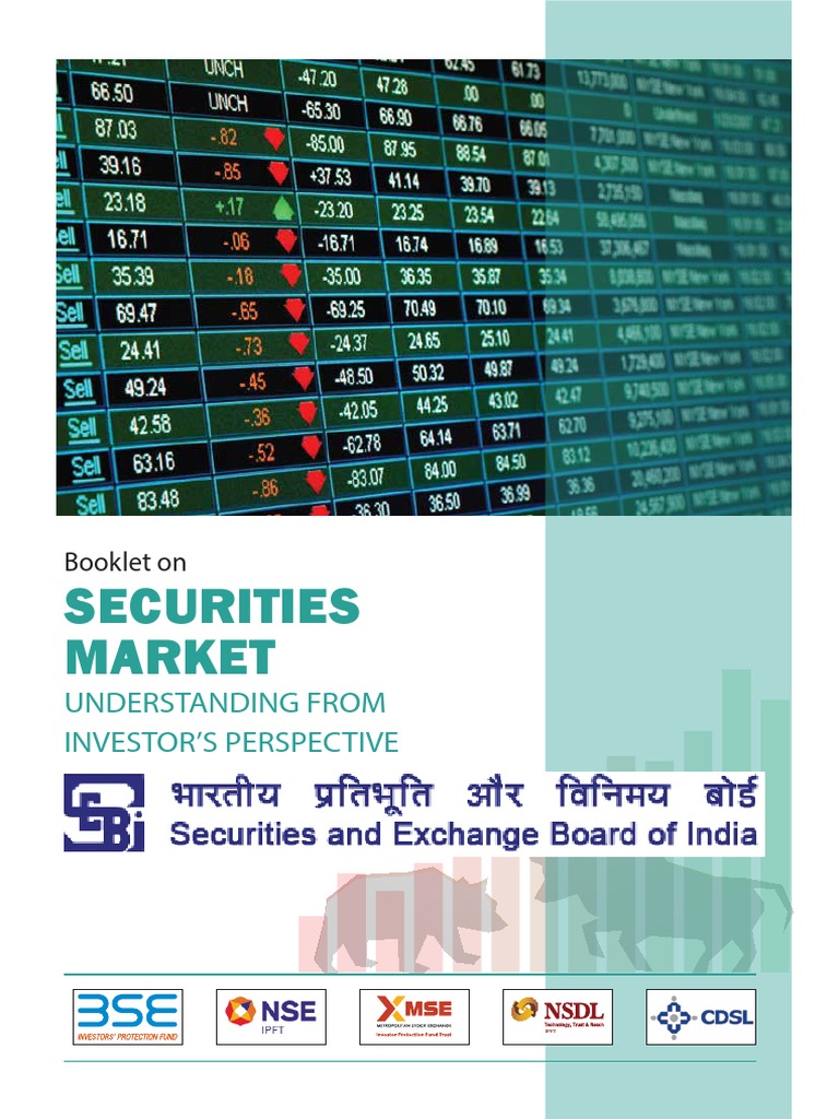 Securities Market Booklet by SEBI | PDF | Securities (Finance) | Stocks