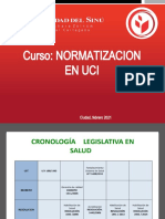 Normatividad UCI: Admisión, equipamiento y roles de enfermería