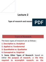 2.Types of Reasearch