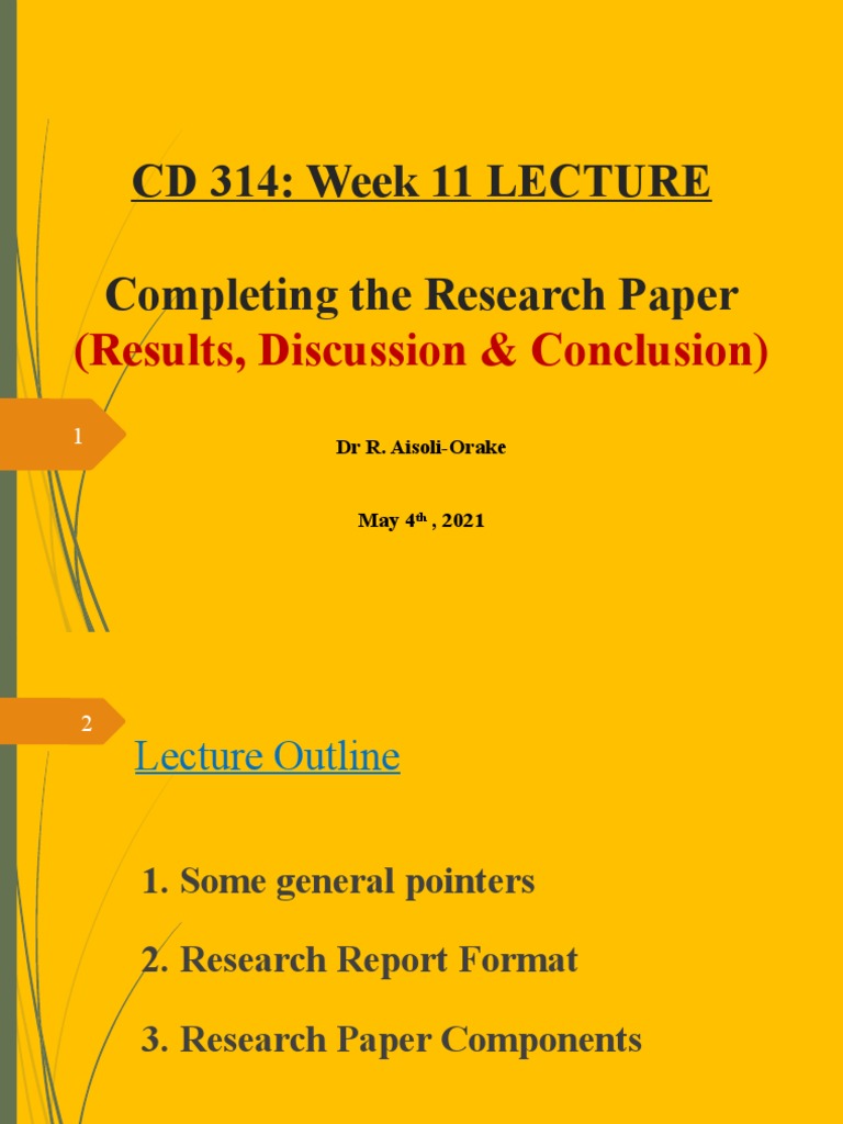 Structuring Your Research Paper | PDF | Academic Publishing | Data