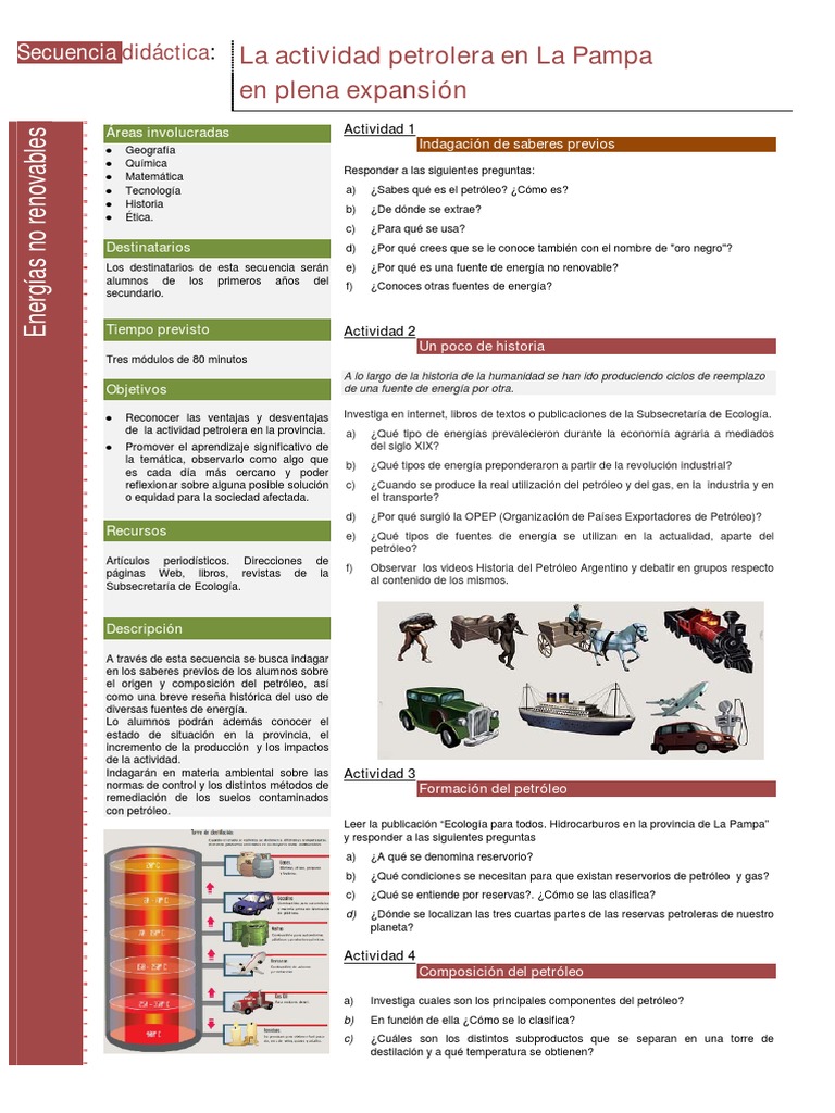 Actividad Petrolera en La Pampa | PDF | Petróleo | Naturaleza