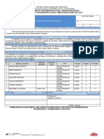 PLANILLA REGISTRO DE PROYECTO SERVICIO COMUNITARIO.