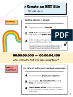 How To Create An SRT File On Mac (Checklist)