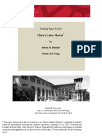 Chinese Labour Market Stanford Working Paper