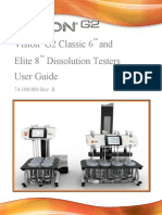Vision G2 Classic 6 and Elite 8 Dissolution Testers User Guide