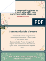 Role of Personal Hygiene in Communicable and Non Communicable Diseases