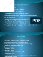 PMM3871 Municipal Management Chapter 4 Structures