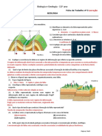 Deformação de rochas e estruturas geológicas