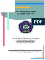 Daftar Hadir Peserta US