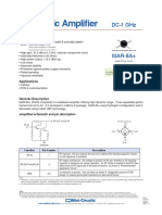 Monolithic Amplifier: Dc-1 GHZ