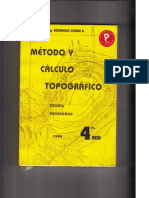 METODO Y CALCULO TOPOGRAFICO Ing Domingo Conde 4ta Edicion Autosaved PDF