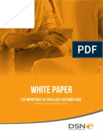 White Paper: The Importance of Excellent Customer Care