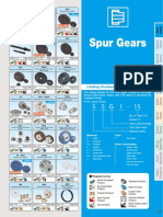 Spur Gears: Catalog Number of KHK Stock Gears