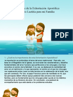 Exhortación Apostólica Amoris Laetitia para Mi Familia