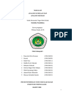 Makalah Analisis Korelasi Dan Analisis Regrasi