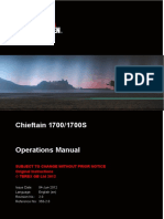 PowerScreen Cheiftain 1700 Operator's Manual