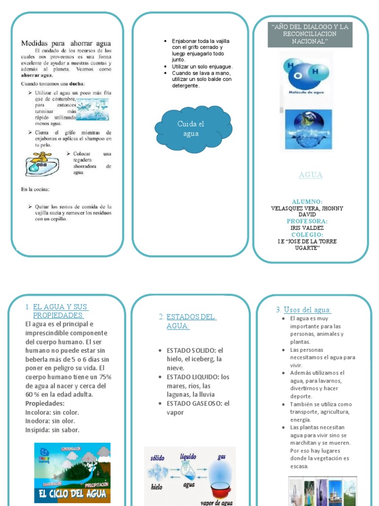 Cuidado del Agua en el Hogar | PDF | Agua | Física Aplicada e ...
