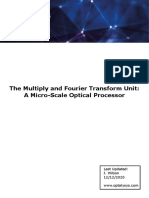 The Multiply and Fourier Transform Unit: A Micro-Scale Optical Processor