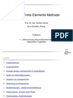 FEM Praktikum 01 Untersuchung - Zugstab - WS17 18