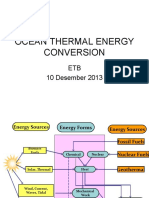 Ocean Thermal Energy Conversion: ETB 10 Desember 2013