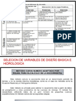 SELECION DE VARIABLES DE DISEÑO BASICA E HIDROLOGICA (1)