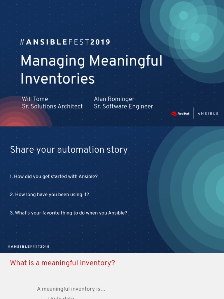Ansible Inventory Management Guide | PDF | Class (Computer Programming ...