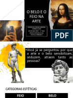 o Belo e o Feio Na Arte