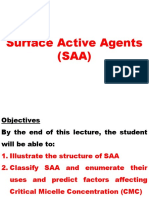 Lecture 2 Surface Active Agents